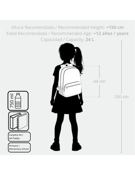 MOCHILA ADAP. 44CM 2C. ENSO INTO THE WILD